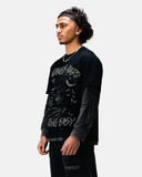 Double sleeve skull top